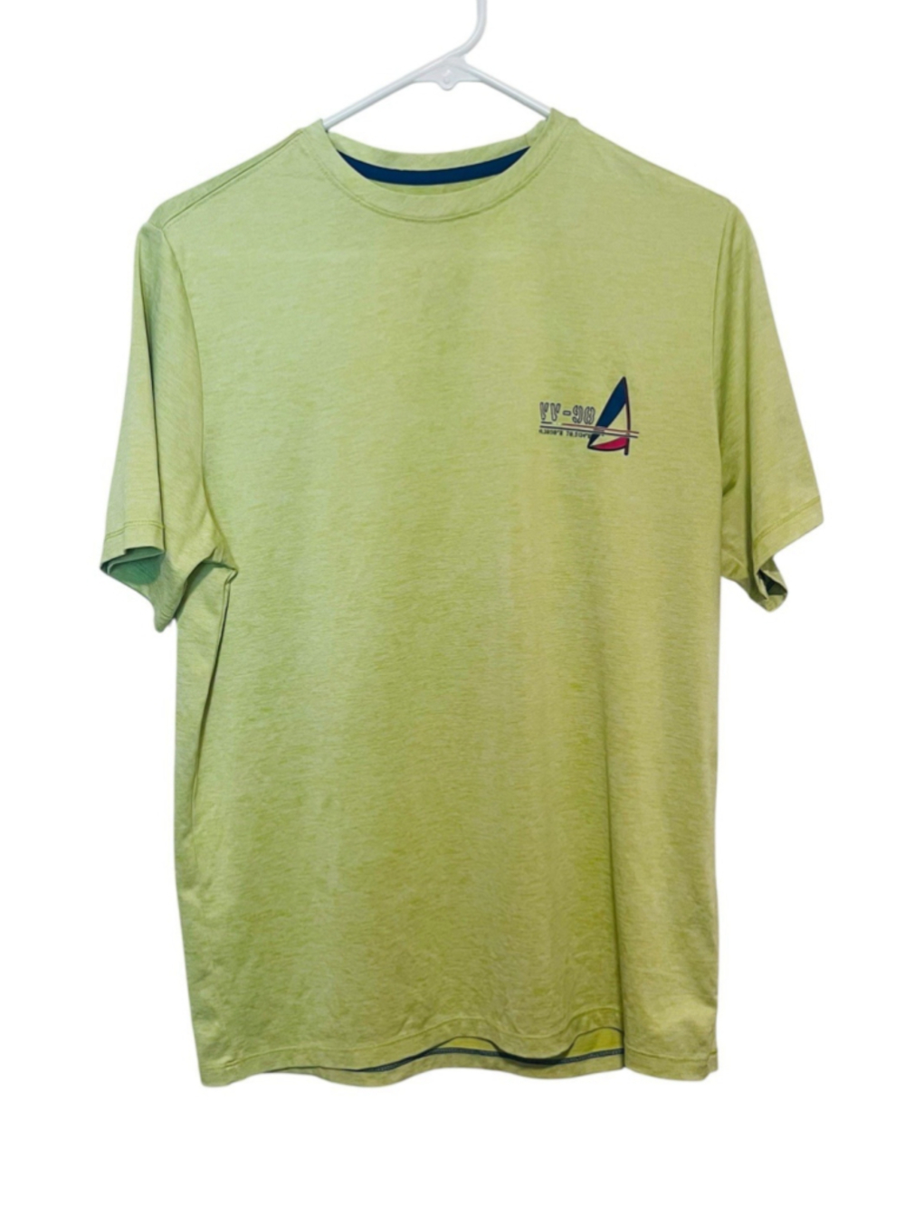 Vineyard Vines Performance T-Shirt Green Boy’s XL 18 Sailboat Beach Pool